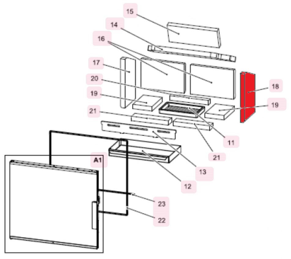 Haas+Sohn Westminster easy 347.15 Seitenstein rechts