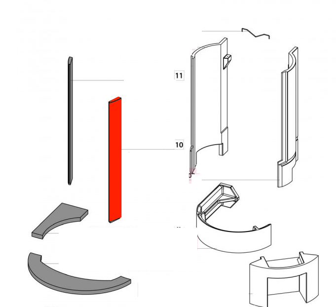 Haas-Sohn Askja 235.17 Zijpaneel rechts