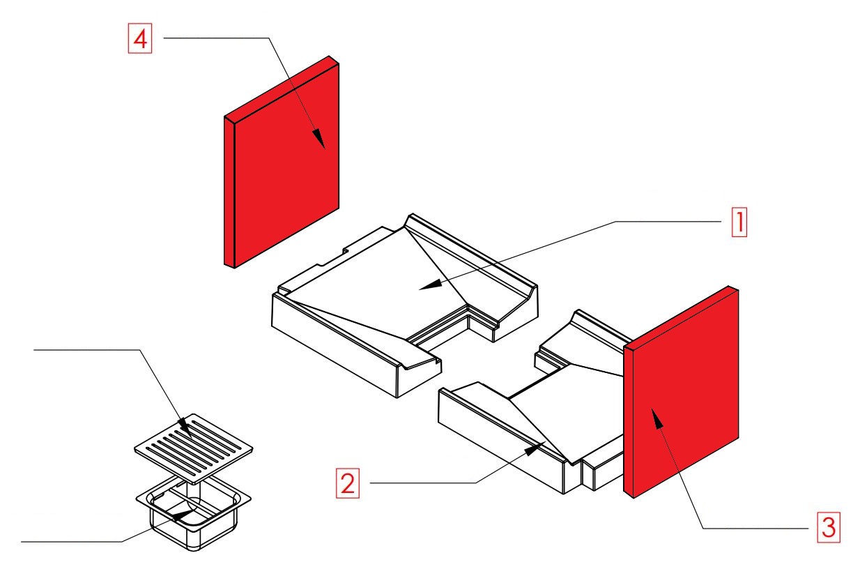 Spartherm Varia B-FDh Zijsteen Set A