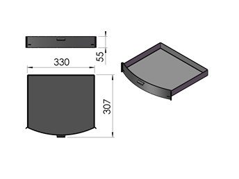 Termatech TT40 Aslade grijs