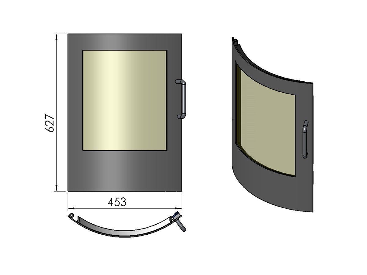 Termatech TT10 Deur lichtgrijs