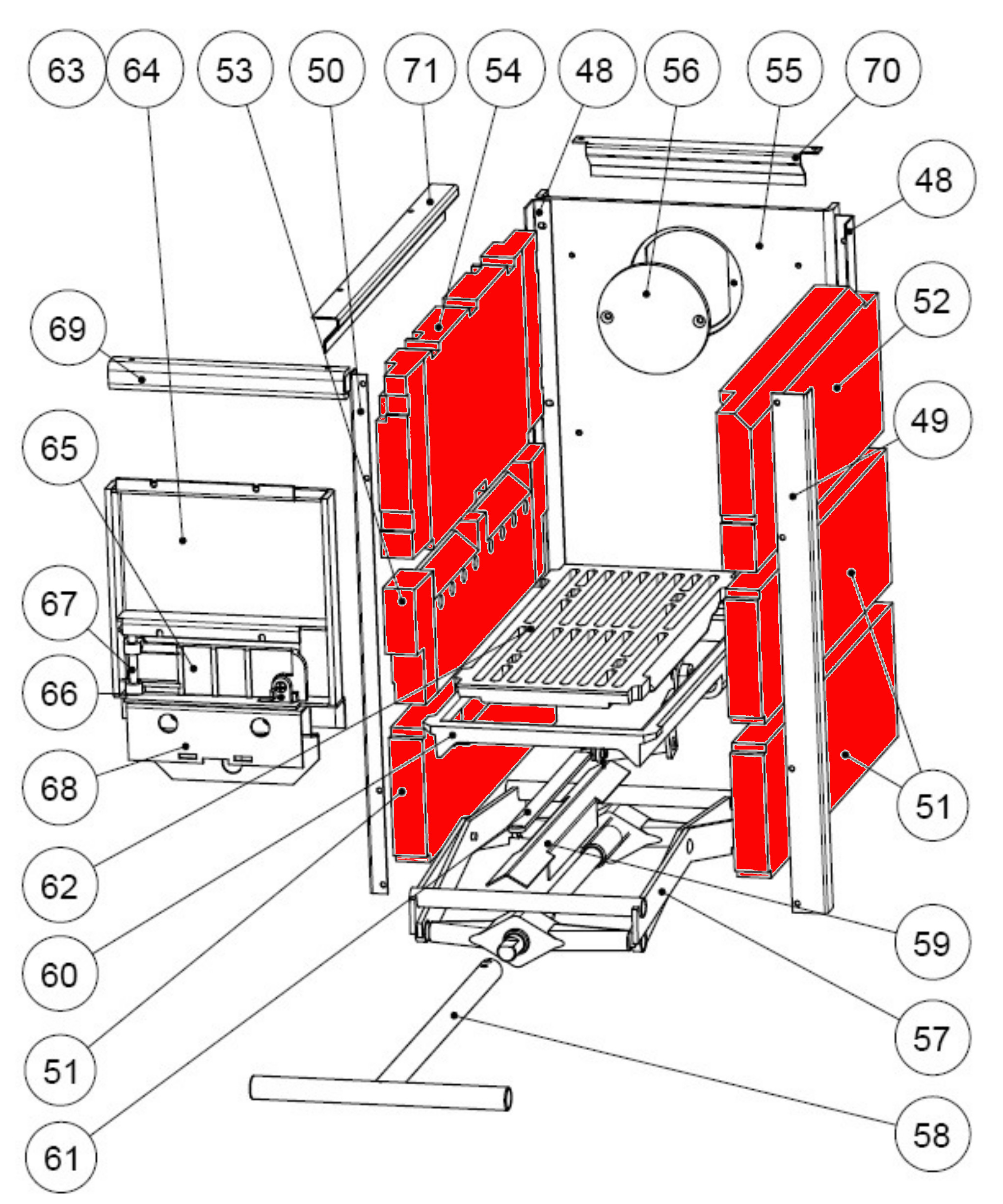 Wamsler K139 binnenwerk